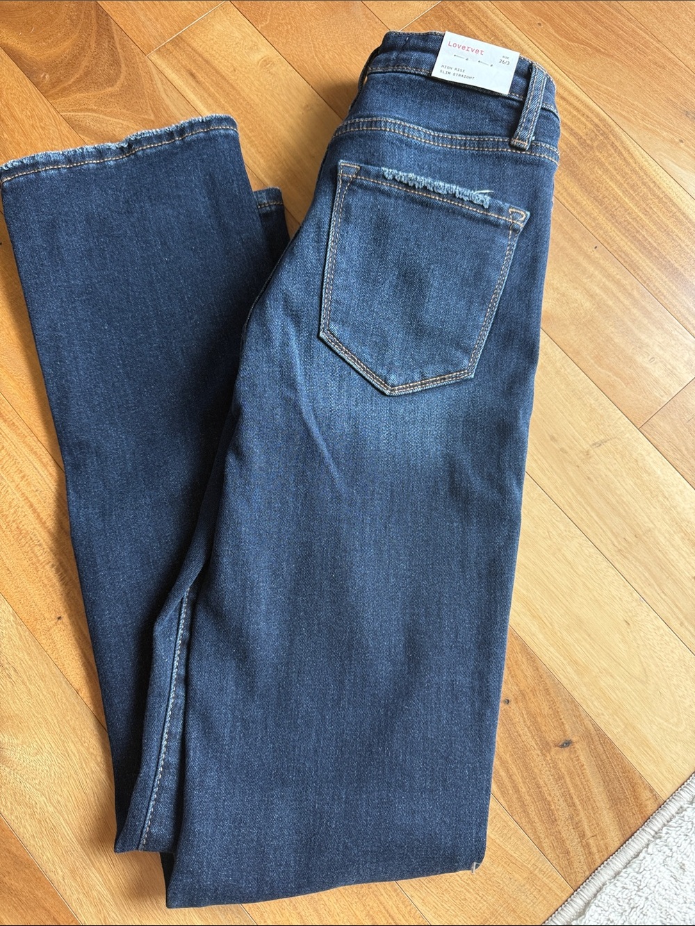 Lovervet high-rise Slim Street denim size 26/3